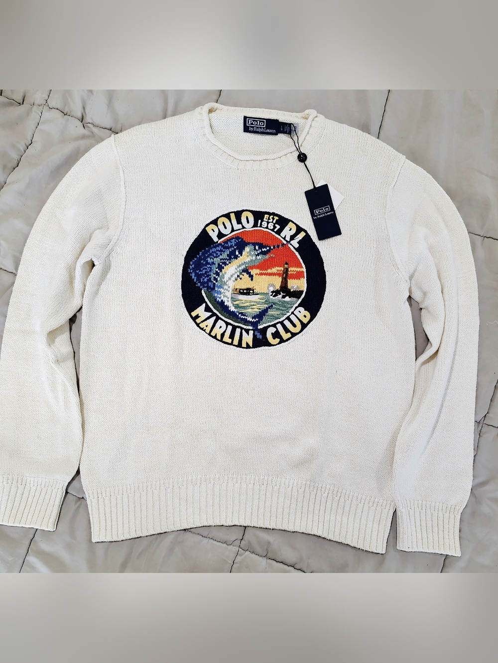 Polo Ralph Lauren Marlin Club Sweater NWT Size Large
